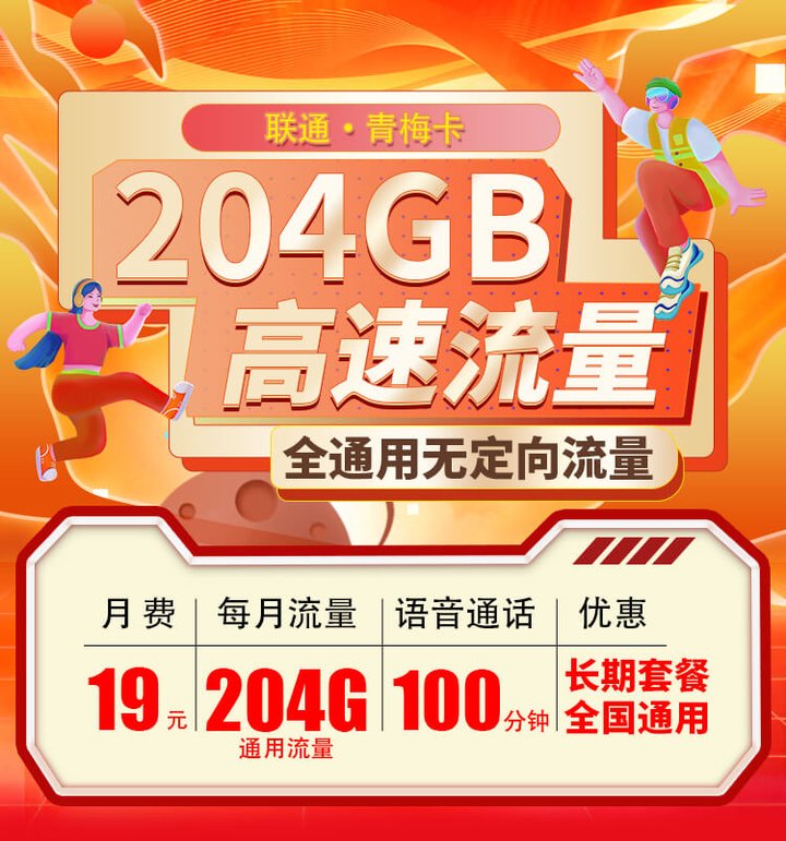联通青梅卡套餐详情